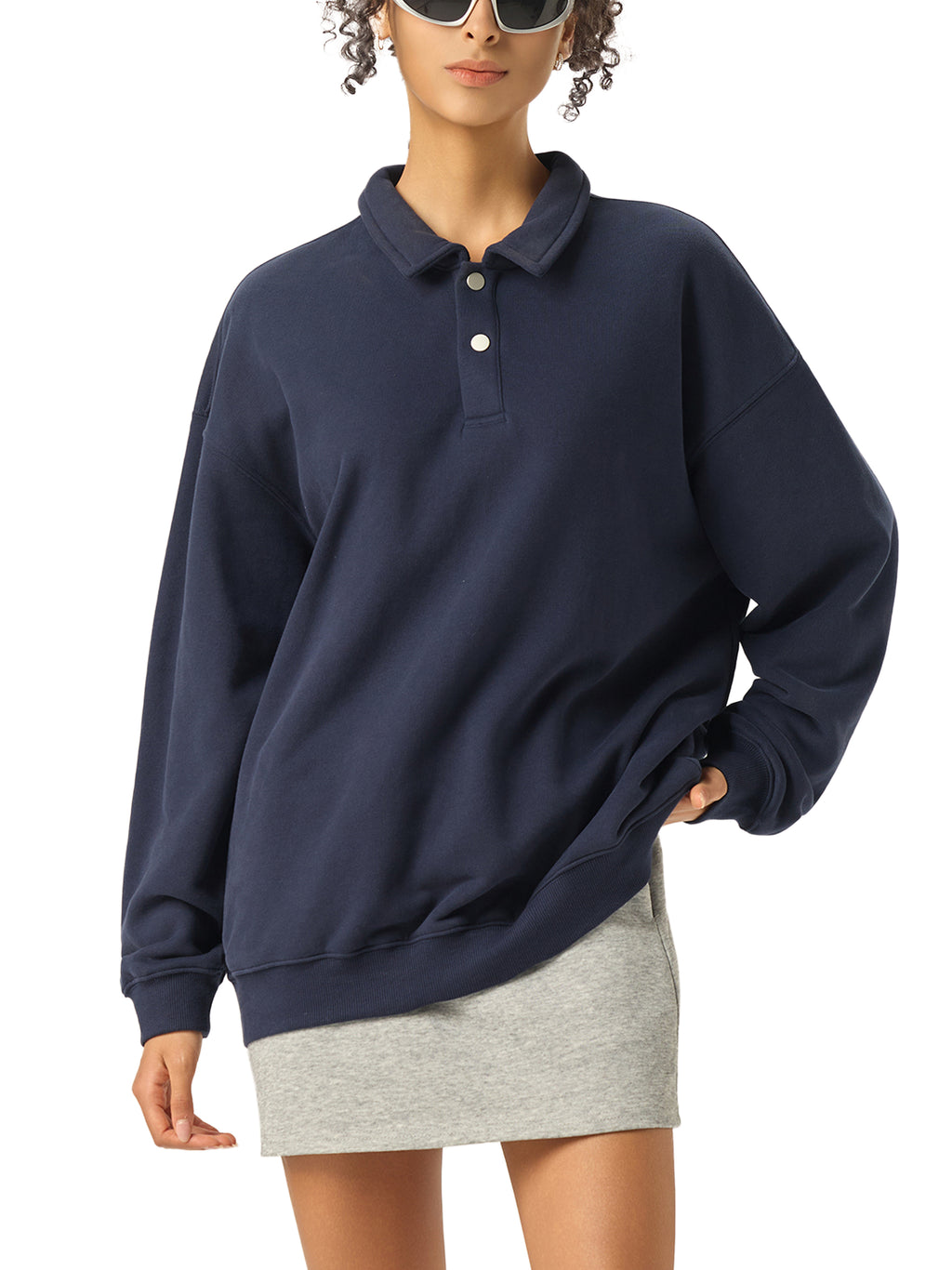 Collar Sweatshirt