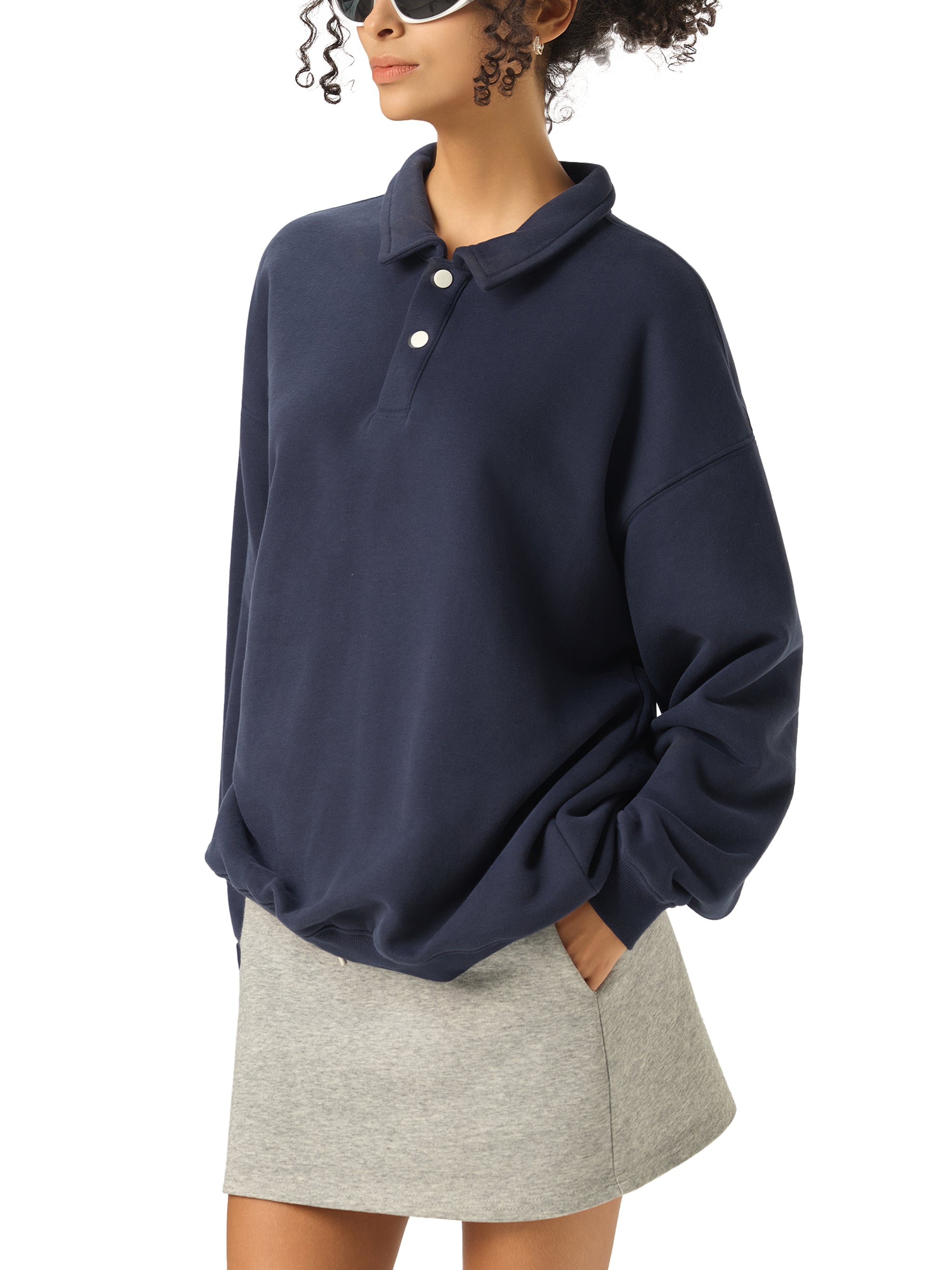 Collar Sweatshirt